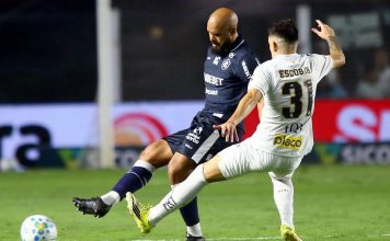 Remo perde para o Santos-SP e volta para “lanterna” da Série A do Brasileirão Santos-SP 2×0 Remo (Zé Welison) – Foto: Maurício de Souza