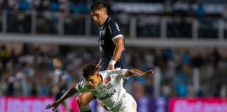 Remo compete, mas “jogar de igual para igual” não basta para permanecer na Série A Santos-SP 2×0 Remo (Leonel Picco) – Foto: Raul Martins (Clube do Remo)