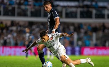 Remo compete, mas “jogar de igual para igual” não basta para permanecer na Série A Santos-SP 2×0 Remo (Leonel Picco) – Foto: Raul Martins (Clube do Remo)