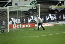 Chuva castiga Belém e atrasa início do jogo entre Remo e Palmeiras-SP no Mangueirão Mangueirão – Foto: Beatriz Reis