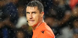 Árbitro relata xingamentos de Tonhão contra a arbitragem após empate com Palmeiras-SP Rafael Rodrigo Klein (RS) – Foto: Cesar Greco (Palmeiras-SP)