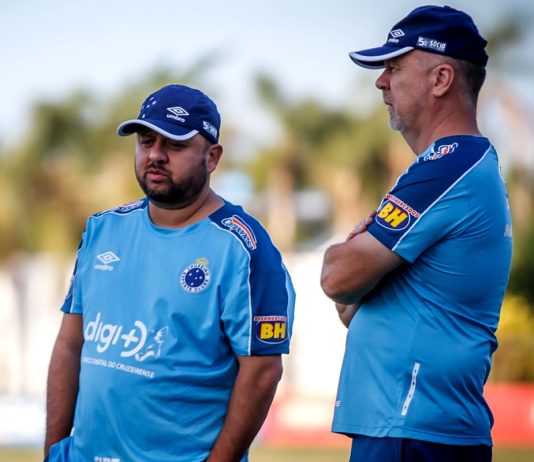 Rafael Vieira e Mano Menezes – Foto: Vinnícius Silva (Cruzeiro-MG)
