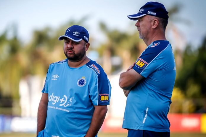 Rafael Vieira e Mano Menezes – Foto: Vinnícius Silva (Cruzeiro-MG)
