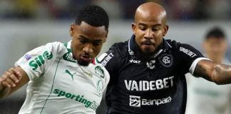 Remo e Palmeiras-SP empatam após chuva, gol relâmpago e polêmicas do VAR Remo 1×1 Palmeiras-SP (Patrick) – Foto: Cesar Greco (Palmeiras-SP)