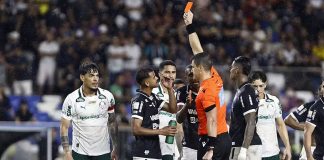 Em julgamento de recurso do Remo no STJD, Zé Ricardo e Tonhão têm penas reduzidas Remo 1×1 Palmeiras-SP (Zé Ricardo, Marllon e Alef Manga) – Foto: Thiago Gomes (O Liberal)