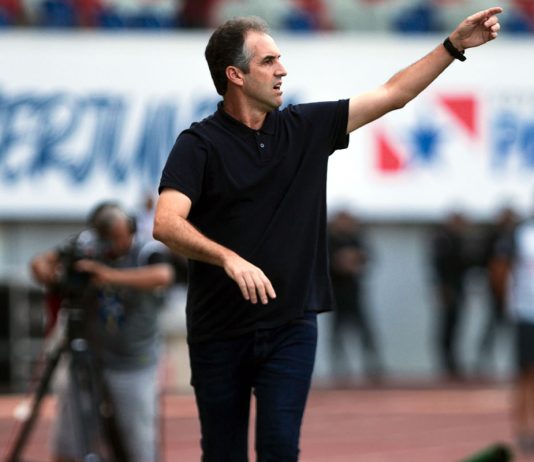 Léo Condé admite que o Remo não jogou bem e critica arbitragem: “Confusa” Remo 1×2 Athletico-PR (Léo Condé) – Foto: Samara Miranda (Clube do Remo)