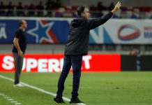 Léo Condé exalta atuação do Remo após classificação na Copa do Brasil Remo 2×1 Bahia-BA (Léo Condé) – Foto: Osvaldo Forte