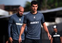 Teste para o estilo intenso do Leão Zé Welison e Vitor Bueno – Foto: Samara Miranda (Clube do Remo)