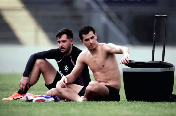 Giovanni Pavani e Vitor Bueno – Foto: Raul Martins/Clube do Remo