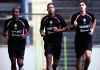 Intertemporada dá ao Remo tempo maior para ajustes antes da volta da Série A Marllon, Alef Manga e Leonel Picco – Foto: Raul Martins (Clube do Remo)