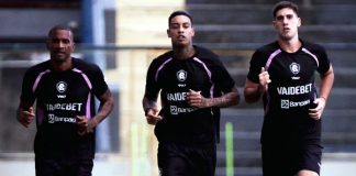 Intertemporada dá ao Remo tempo maior para ajustes antes da volta da Série A Marllon, Alef Manga e Leonel Picco – Foto: Raul Martins (Clube do Remo)