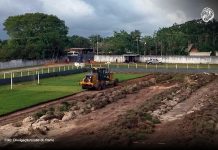Remo inicia demolições e avança na primeira etapa do CT “Rei da Amazônia” Máquinas trabalham na preparação do terreno do CT "Rei da Amazônia" – Foto: Divulgação/Clube do Remo