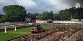 Máquinas trabalham na preparação do terreno do CT "Rei da Amazônia" – Foto: Divulgação/Clube do Remo