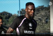 Remo reorganiza a zaga e aguarda definição sobre Tchamba contra o Vitória-BA Duplexe Tchamba – Foto: Luis Carlos/Clube do Remo
