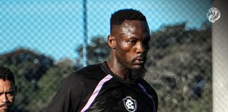 Remo reorganiza a zaga e aguarda definição sobre Tchamba contra o Vitória-BA Duplexe Tchamba – Foto: Luis Carlos/Clube do Remo
