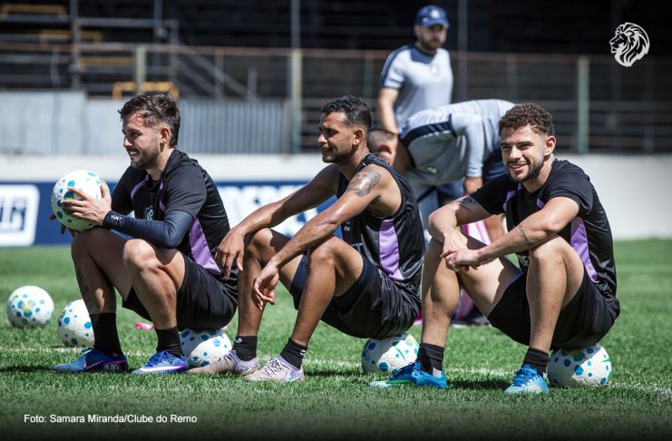 Remo amplia reformulação e chega a 16 saídas na temporada Giovanni Pavani, Zé Ricardo, Edson Fernando – Foto: Samara Miranda/Clube do Remo