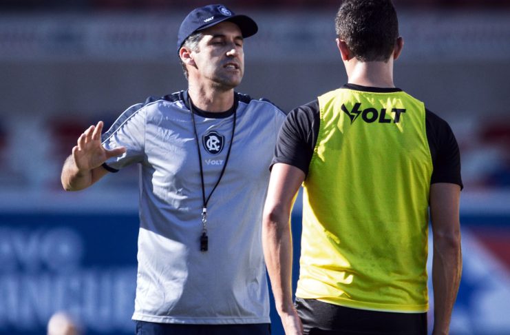 Remo terá jogos-treino contra Tuna e Ituano-SP antes da volta aos compromissos oficiais Léo Condé e Vitor Bueno – Foto: Raul Martins/Clube do Remo