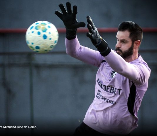 Marcelo Rangel lidera em defesas, mas tem baixa participação nas saídas do gol Marcelo Rangel – Foto: Samara Miranda/Clube do Remo