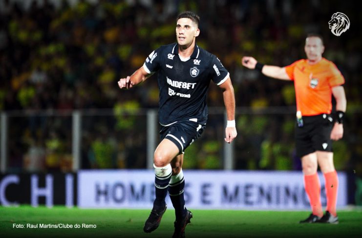Sequência como titular impulsiona crescimento de Picco no Remo Mirassol-SP 2×1 Remo (Leonel Picco) – Foto: Raul Martins/Clube do Remo