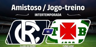 Assista aqui ao vivo Remo × Tuna, em jogo-treino no Mangueirão Jogo-treino – Remo × Tuna – Arte: Remo 100%
