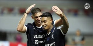 Remo 2×0 Vitória-BA (Leonel Picco e Alef Manga) – Foto: Cristino Martins/O Liberal