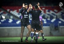 Remo mostra pressão alta e força pela esquerda em jogo-treino contra a Tuna Remo 6×1 Tuna (Alef Manga e Jajá) – Foto: Samara Miranda/Clube do Remo