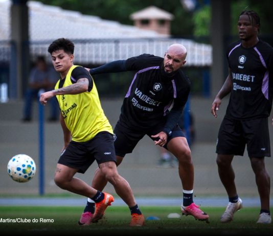 Tico, Zé Welison e Eduardo Melo – Foto: Raul Martins/Clube do Remo
