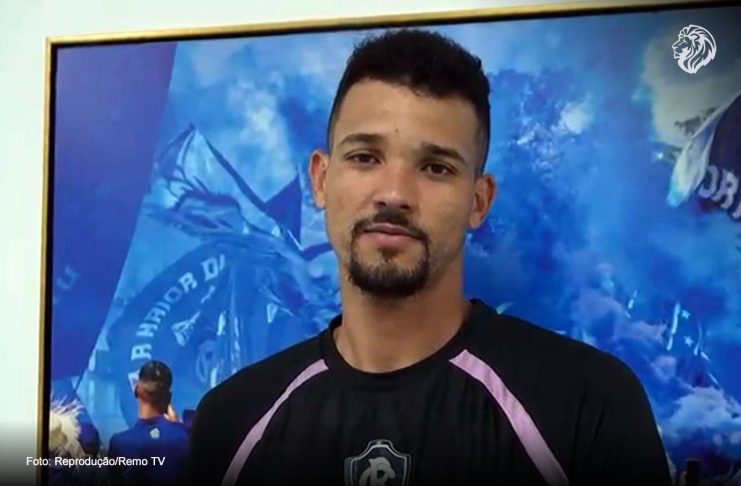 Vídeo retirado do ar antecipa Zé Ivaldo como reforço do Remo Zé Ivaldo apareceu em vídeo publicado pela Remo TV e retirado do ar antes do anúncio oficial – Foto: Reprodução/Remo TV