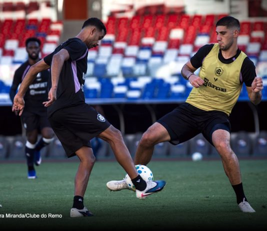 Remo testa elenco contra a Tuna antes da retomada da Série A Zé Ricardo e Leonel Picco – Foto: Samara Miranda/Clube do Remo