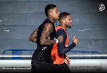 Sem Marllon e Zé Ivaldo, Remo terá nova dupla de zaga contra o Atlético-MG Alef Manga e Matheus Felipe – Foto: Samara Miranda/Clube do Remo