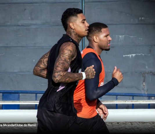 Sem Marllon e Zé Ivaldo, Remo terá nova dupla de zaga contra o Atlético-MG Alef Manga e Matheus Felipe – Foto: Samara Miranda/Clube do Remo