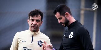 Após destaque de Ivan, Marcelo Rangel volta a ficar à disposição do Remo contra o Cruzeiro-MG Daniel Crizel e Marcelo Rangel – Foto: Raul Martins/Clube do Remo