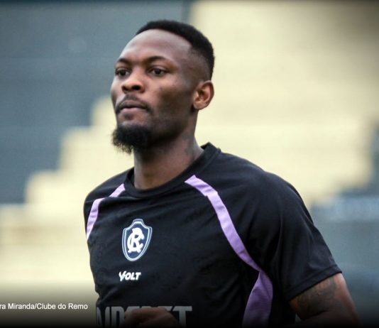 Tchamba volta aos treinos e pode reforçar o Remo contra o Internacional-RS Duplexe Tchamba – Foto: Samara Miranda/Clube do Remo