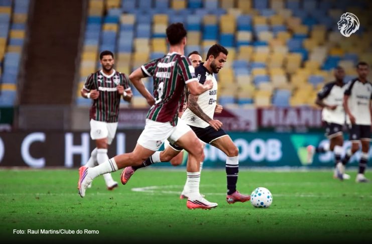 Projeção mostra tamanho da missão contra o rebaixamento Fluminense-RJ 2×1 Remo (Marcelinho) – Foto: Raul Martins/Clube do Remo