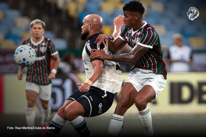 Fluminense-RJ 2×1 Remo (Zé Welison) – Foto: Raul Martins/Clube do Remo Fluminense-RJ 2×1 Remo (Zé Welison) – Foto: Raul Martins/Clube do Remo