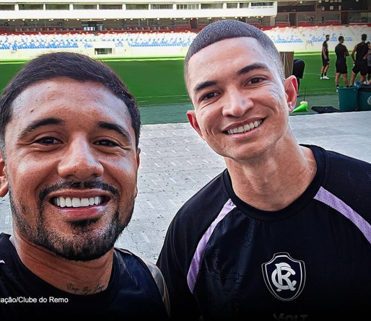 Com reforços e retornos, Remo prepara mudanças para enfrentar o Internacional-RS Galeano e Marlon – Foto: Divulgação/Clube do Remo