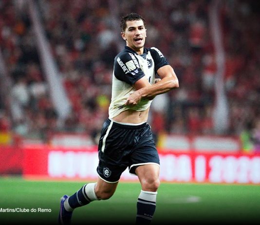 Remo lidera gols nos acréscimos e reforça fama de acreditar até o fim Internacional-RS 1×1 Remo (Vitor Bueno) – Foto: Raul Martins/Clube do Remo