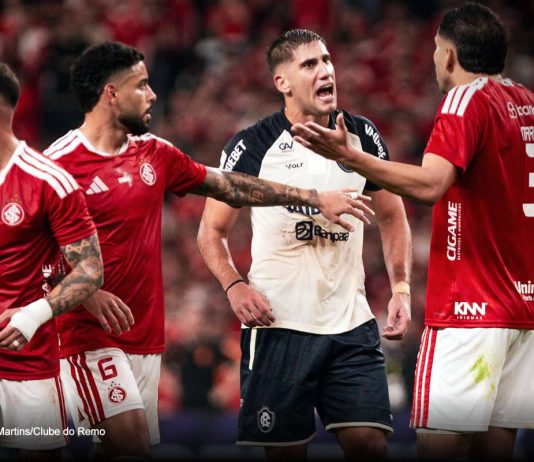 Comentarista do SporTV elogia coragem do Remo no Beira-Rio Internacional-RS 1×1 Remo (Leonel Picco) – Foto: Raul Martins/Clube do Remo