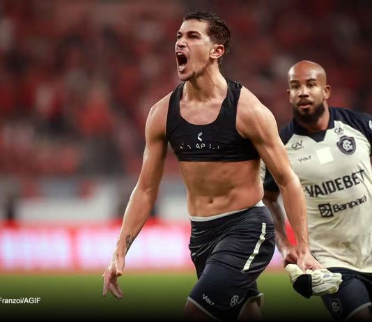 Vitor Bueno revela o que pensou antes de marcar gol salvador no Beira-Rio Internacional-RS 1×1 Remo (Vitor Bueno e Patrick) – Foto: Maxi Franzoi/AGIF