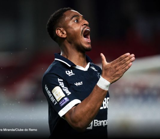 Jajá chega a 8 gols e entra para lista de maiores artilheiros do Remo na Série A Jajá – Foto: Samara Miranda/Clube do Remo