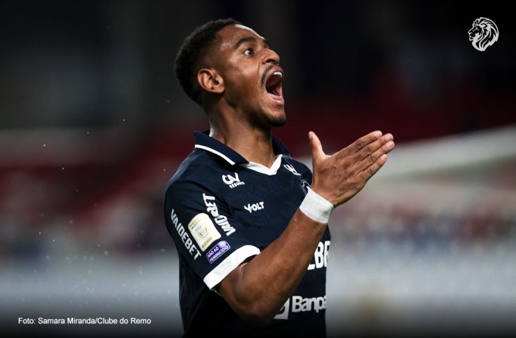 Jajá chega a 8 gols e entra para lista de maiores artilheiros do Remo na Série A Jajá – Foto: Samara Miranda/Clube do Remo