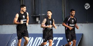 Leonel Picco, Yago Pikachu e Zé Ricardo – Foto: Samara Miranda/Clube do Remo