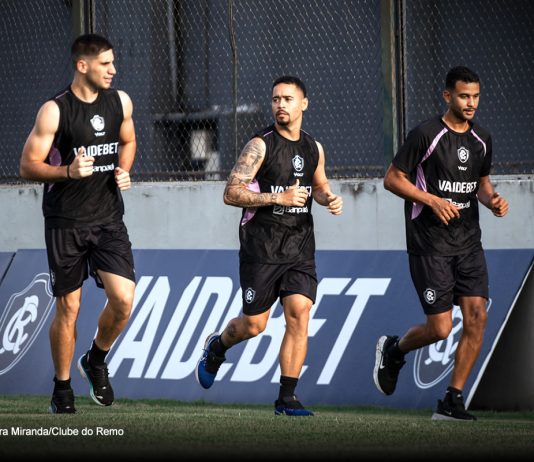 Leonel Picco, Yago Pikachu e Zé Ricardo – Foto: Samara Miranda/Clube do Remo