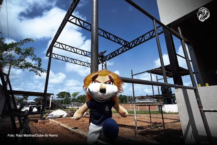 Novo pórtico do CT "Rei da Amazônia" – Foto: Raul Martins/Clube do Remo Novo pórtico do CT "Rei da Amazônia" – Foto: Raul Martins/Clube do Remo