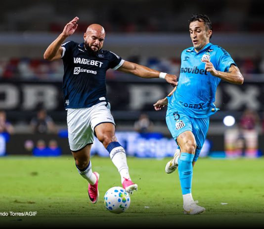 Remo cai diante do Santos-SP na Copa do Brasil Remo 0×1 Santos-SP (Zé Welison) – Foto: Fernando Torres/AGIF