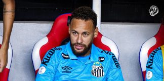 Neymar está fora do duelo contra o Remo no Mangueirão Neymar – Foto: Fernando Torres/AGIF