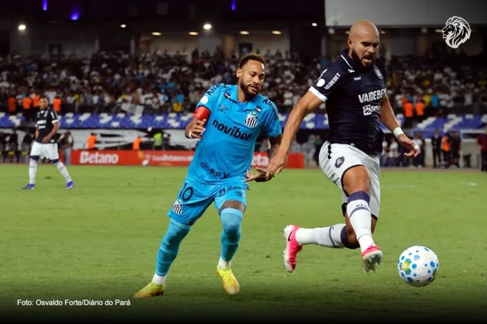 Remo 0×1 Santos-SP (Zé Welison) – Foto: Osvaldo Forte/Diário do Pará