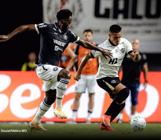 Remo reage com mudanças, mas atuação expõe desequilíbrio entre os dois tempos Remo 2×2 Atlético-MG (David Braga) – Foto: Pedro Souza/Atlético-MG