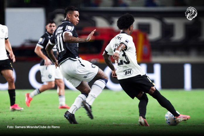 Remo 2×2 Atlético-MG (Alef Manga) – Foto: Samara Miranda/Clube do Remo Remo 2×2 Atlético-MG (Alef Manga) – Foto: Samara Miranda/Clube do Remo