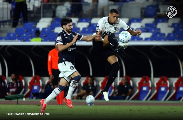 “Não podemos fazer dois tempos distintos”, diz Gabriel Taliari após empate do Remo Remo 2×2 Atlético-MG (Gabriel Taliari) – Foto: Oswaldo Forte/Diário do Pará
